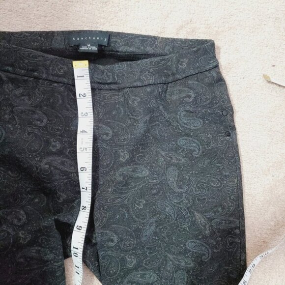 Anthropologie Sanctuary Black Skinny Pants M - Picture 8 of 9